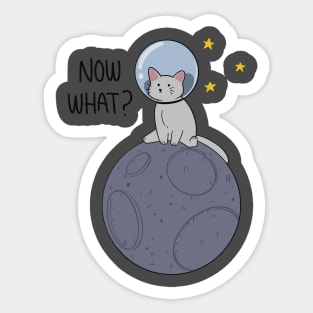 Now what? Sticker